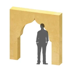 Collapsible 3D Zara Arch - 7.5ft Tall
