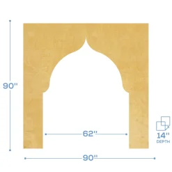 Collapsible 3D Zara Arch - 7.5ft Tall