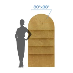 Collapsible Full Arch Interchangeable Shelf Chiara Wall - 80