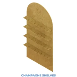 Collapsible Full Arch Interchangeable Shelf Chiara Wall - Choose Your Size!