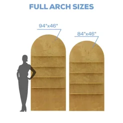 Collapsible Full Arch Interchangeable Shelf Chiara Wall - Choose Your Size!