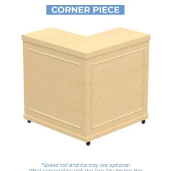 Collapsible Modular Two Tier Bar - Designed in Layout Sets