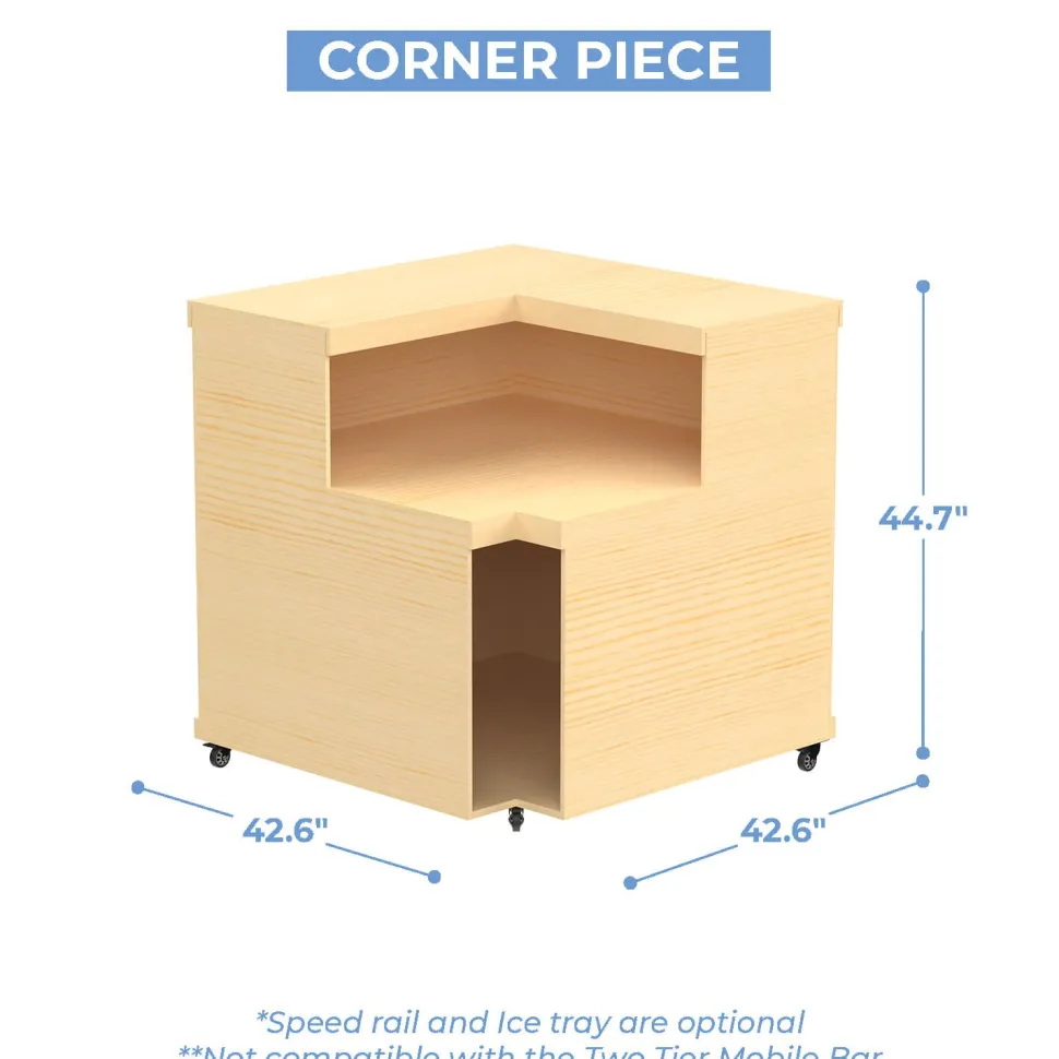 Collapsible Modular Two Tier Bar - Designed in Layout Sets