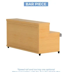 Collapsible Modular Two Tier Bar - Designed in Layout Sets