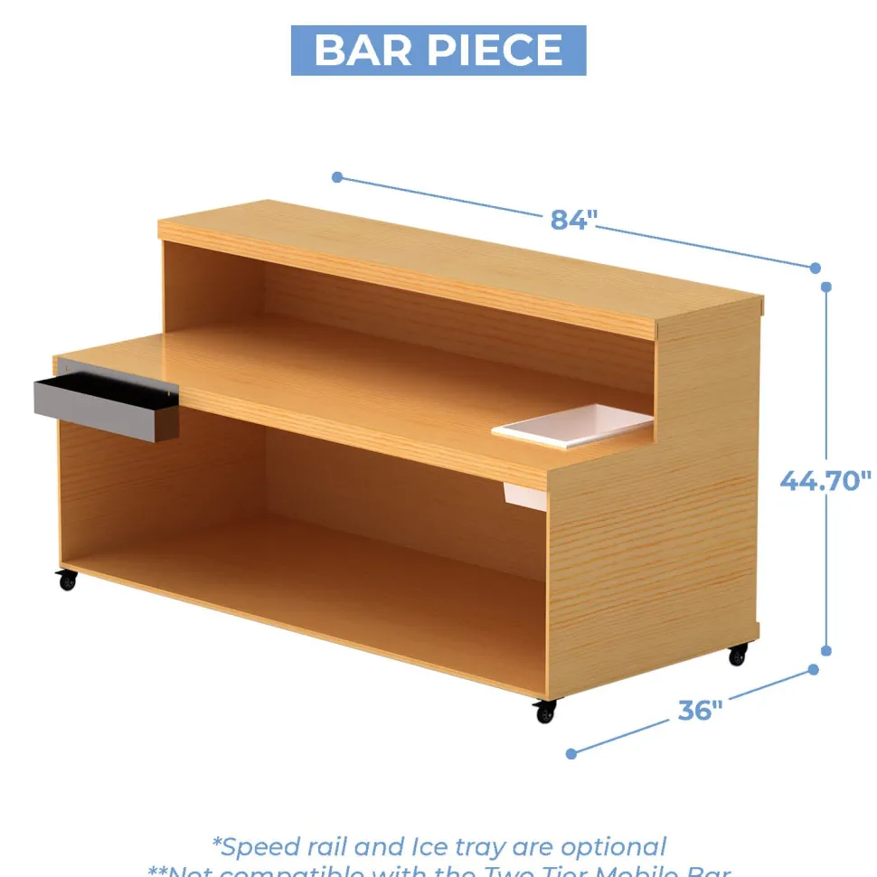 Collapsible Modular Two Tier Bar - Designed in Layout Sets