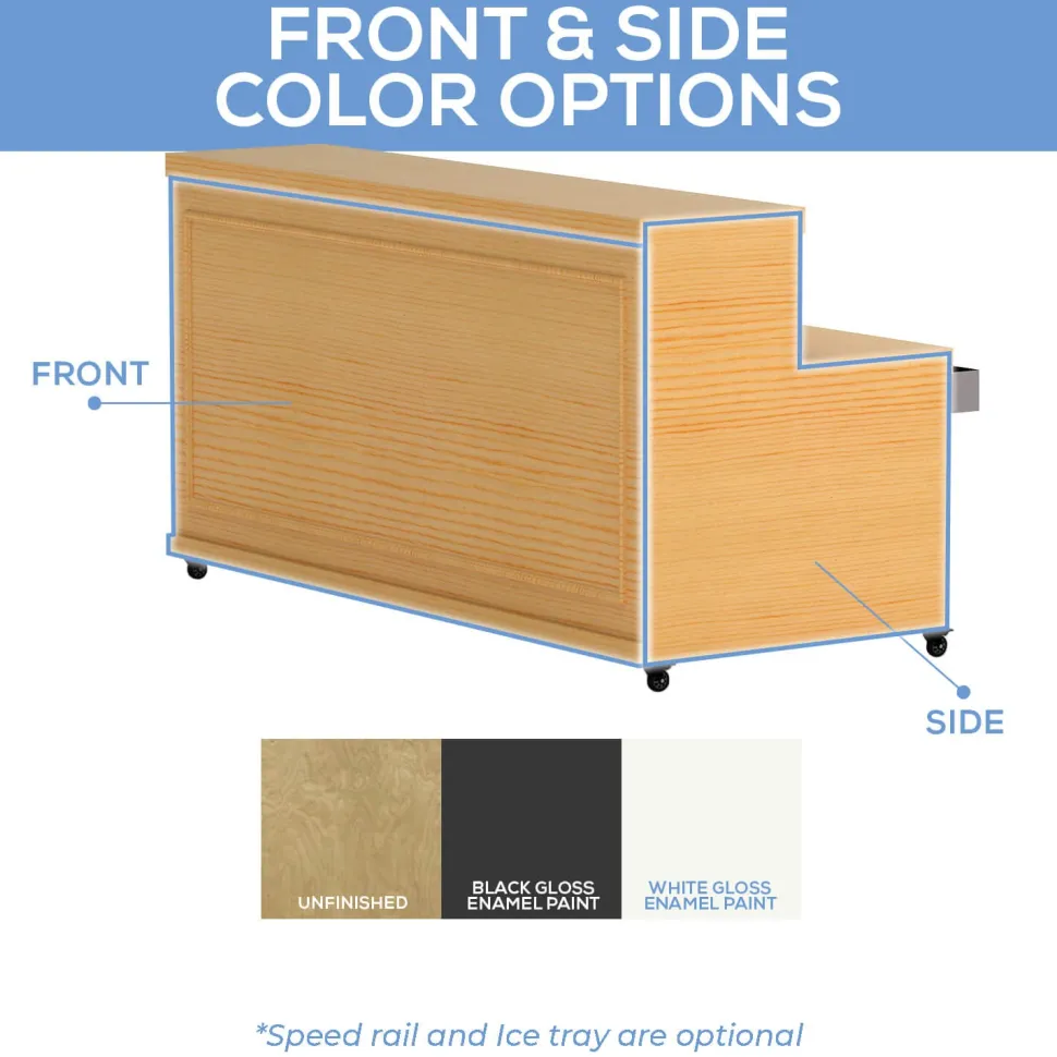 Collapsible Modular Two Tier Bar - Designed in Layout Sets