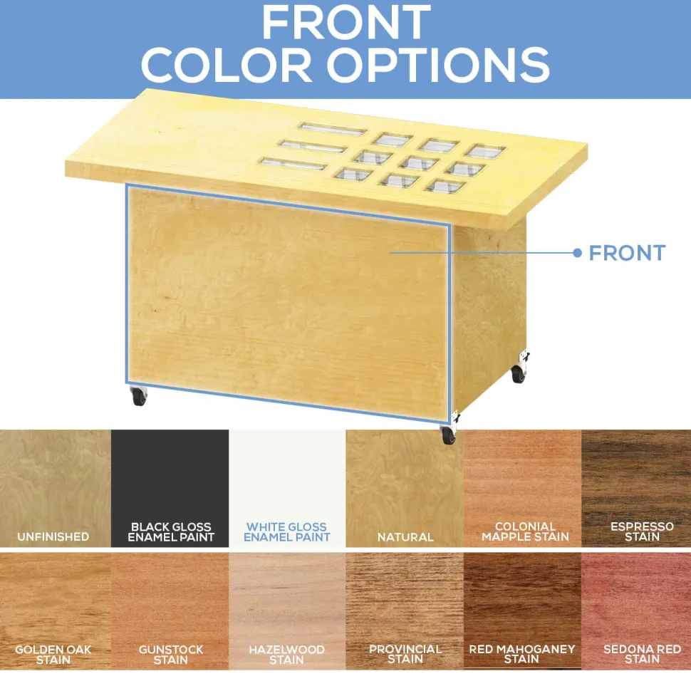 Collapsible Oversized Charcuterie Bar - 44"H x 60"W