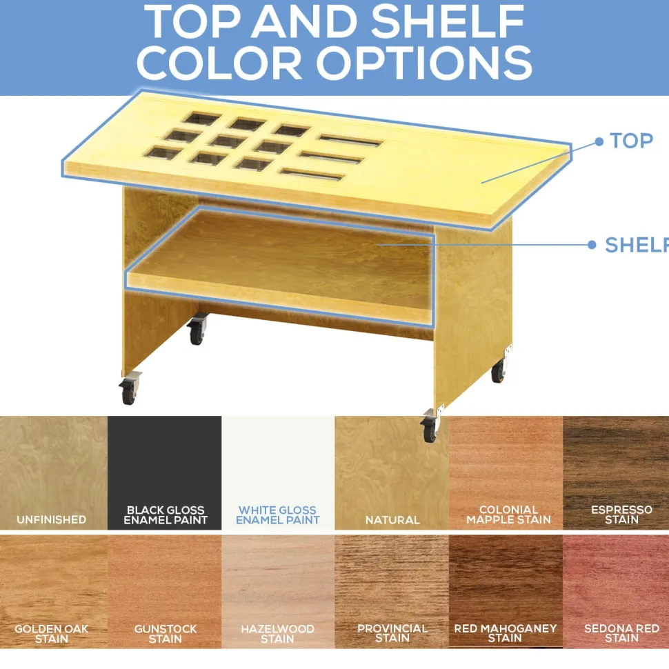 Collapsible Oversized Charcuterie Bar - 44"H x 60"W