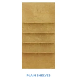 Collapsible Rectangle Interchangeable Shelf Chiara Wall - 80