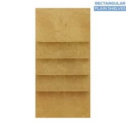 Collapsible Rectangle Interchangeable Shelf Chiara Wall - Choose Your Size!