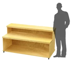 Collapsible 2 Tier Mobile Bar with Base - Choose your Size!