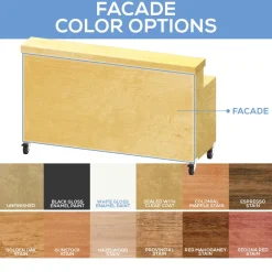 Collapsible Two Tier Mobile Bar - Choose your Size!
