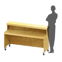Collapsible Two Tier Mobile Bar - Choose your Size!