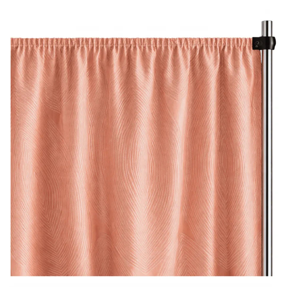 Coral Sombra Curtain Panel w/ 4" Rod Pocket - 110" Wide - Many Size Options