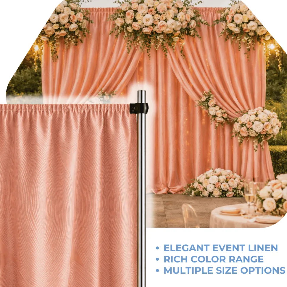Coral Sombra Curtain Panel w/ 4" Rod Pocket - 110" Wide - Many Size Options