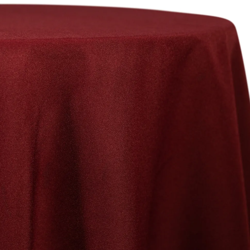 Cranberry - Polyester "Tropical " Tablecloth - Many Size Options