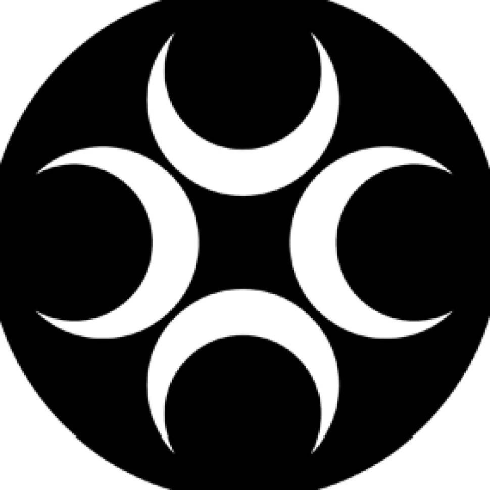 Crescents 1 - Stock Gobo for Gobo Light Projectors - Choose your size!