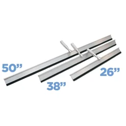Dance Floor Wrap Pro Aluminum Felt Applicator Squeegee - 3 Pack
