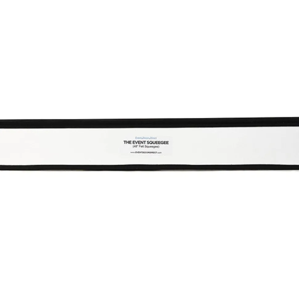 Dance Floor Wrap PVC Felt Applicator Squeegee - 48"