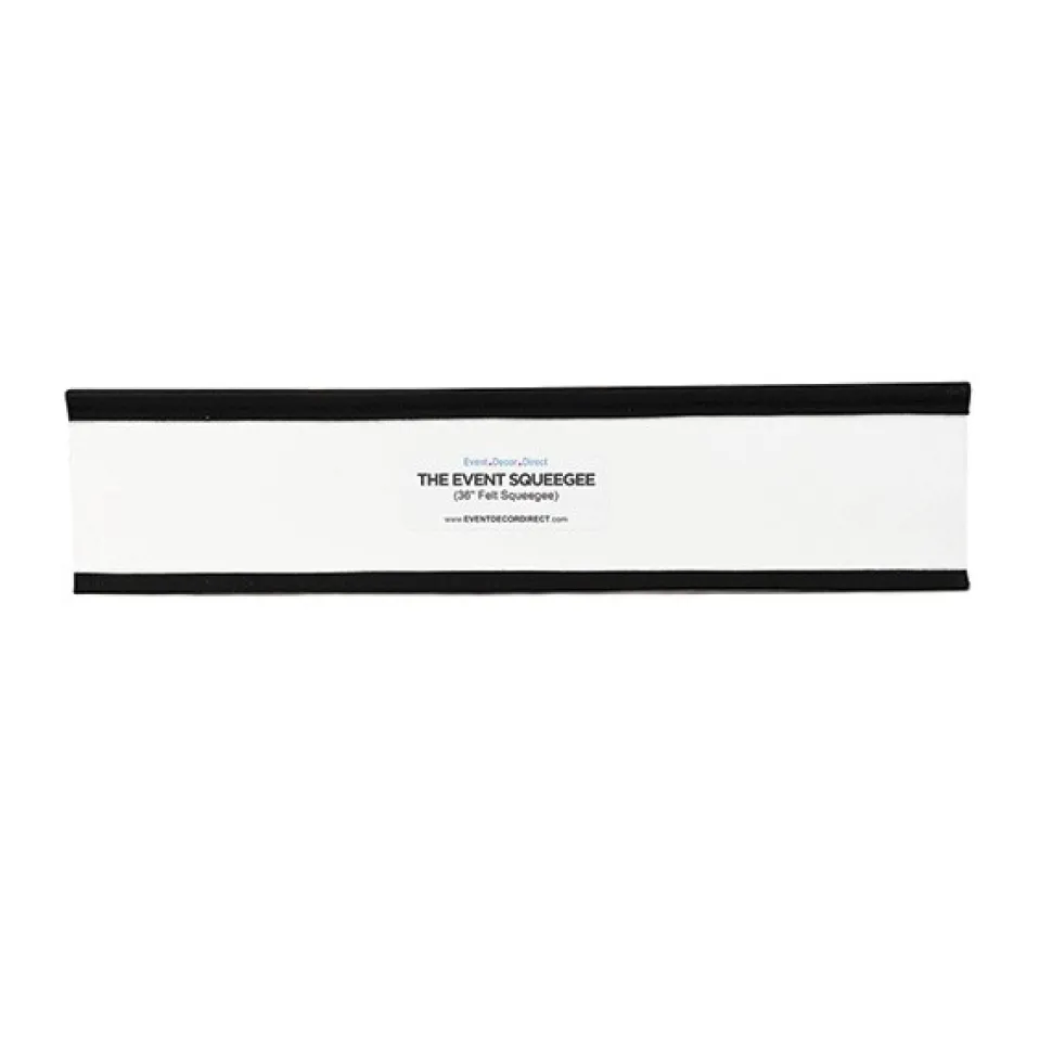 Dance Floor Wrap PVC Felt Applicator Squeegee - 36"