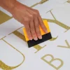 Dance Floor Wrap PVC Felt Applicator Squeegee - 4"