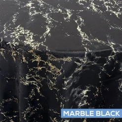 Dazzle Tablecloth by Eastern Mills - Marble Black - Many Size Options