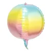 Decostar™ 8" 4D Sphere Mylar Balloon 24pc/bag - Multicolor