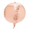 Decostar™ 16" 4D Sphere Mylar Balloon 24pc/bag - Rose Gold