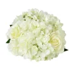 Decostar™ Artificial Hydrangea Rose Mix Half Ball 10½" - 24 Pieces - White