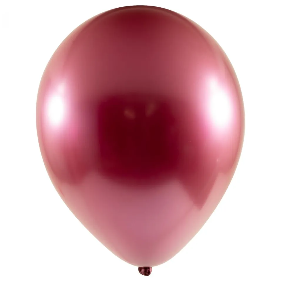 Decostar™ Chrome Latex Balloon 12" 50pc/bag - Red