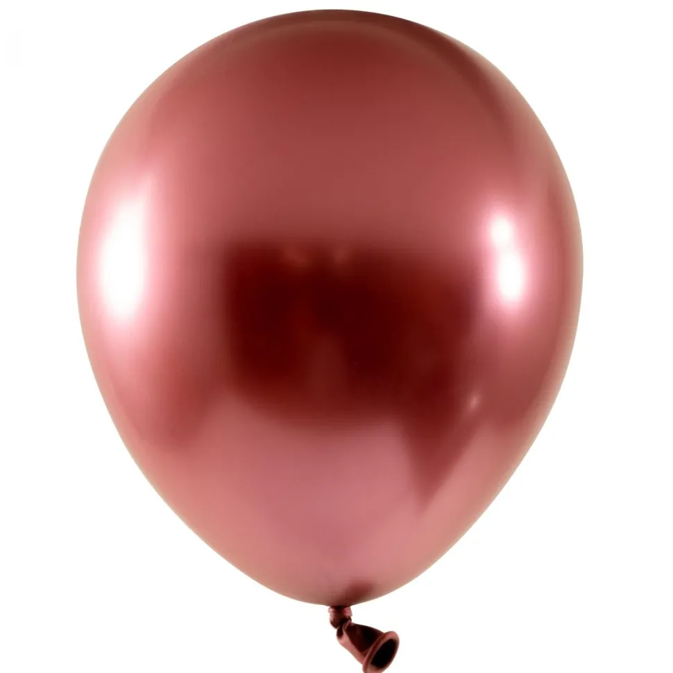 Decostar™ Chrome Latex Balloon 5" 50pc/bag - Red