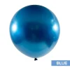 Decostar™ Chrome Latex Balloon 18" 10pc/bag - Blue
