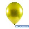 Decostar™ Chrome Latex Balloon 12" 50pc/bag - Apple Green
