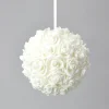 Decostar™ Foam Rose Ball 10" - White