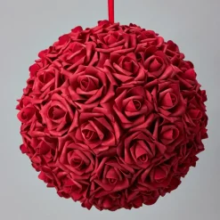 Decostar™ Foam Rose Ball 14" - Red