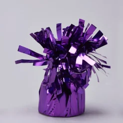 Decostar™ Foil Balloon Weight 6oz - 5" - 12 pieces - Purple