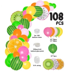 Decostar™ Fruit Theme Balloon Garland Set 16ft