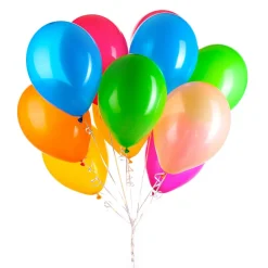 Decostar™ Latex Balloon 9" 100pc/bag - Assorted