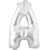 Decostar™ Letter Mylar Foil Balloon 16" - "A"