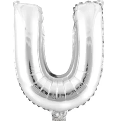 Decostar™ Letter Mylar Foil Balloon 34" - "U"