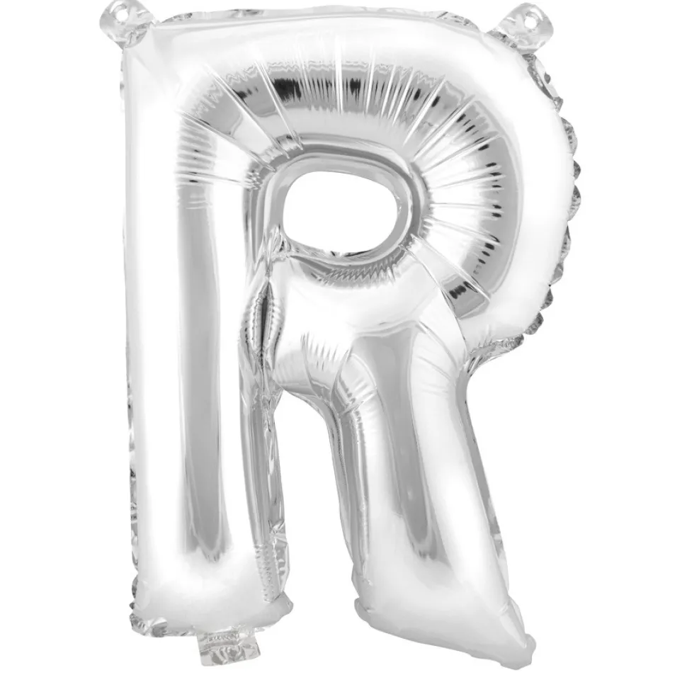 Decostar™ Letter Mylar Foil Balloon 16" - "R"