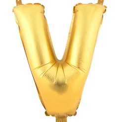 Decostar™ Letter Mylar Foil Balloon 34" - "V"