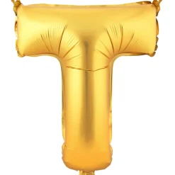 Decostar™ Letter Mylar Foil Balloon 34" - "T"