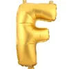 Decostar™ Letter Mylar Foil Balloon 16" - "F"