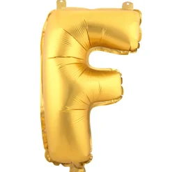 Decostar™ Letter Mylar Foil Balloon 16" - "F"