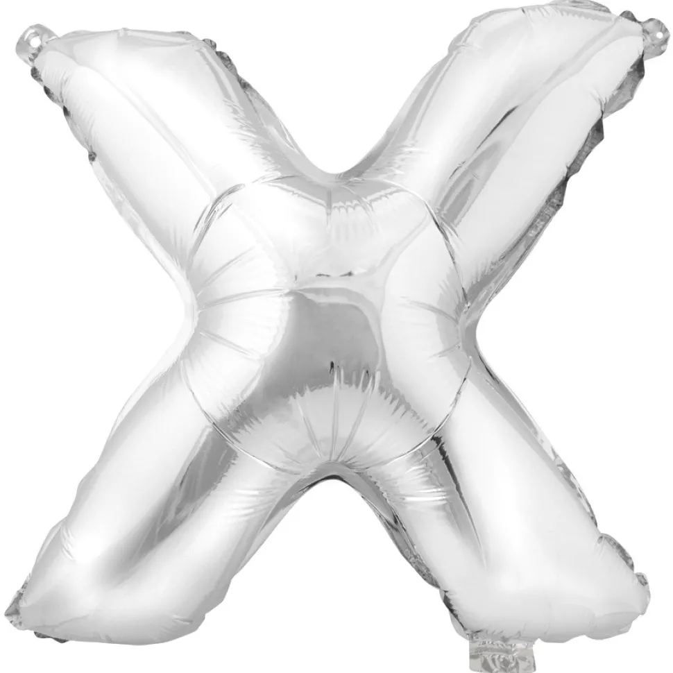 Decostar™ Letter Mylar Foil Balloon 34" - "X"