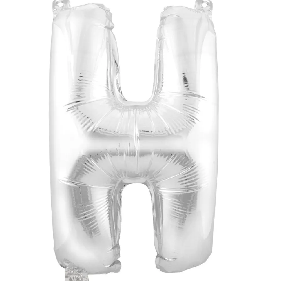 Decostar™ Letter Mylar Foil Balloon 34" - "H"