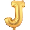 Decostar™ Letter Mylar Foil Balloon 34" - "J"