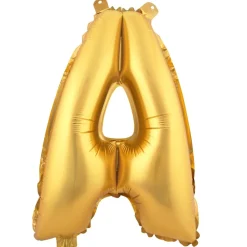Decostar™ Letter Mylar Foil Balloon 16" - "A"