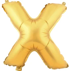 Decostar™ Letter Mylar Foil Balloon 16" - "X"